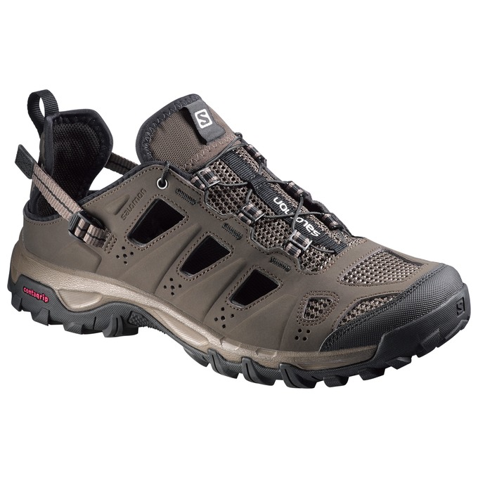 Salomon EVASION CABRIO Zapato De Agua Hombre - Marrones Negras - Colombia (69807-XSTO)